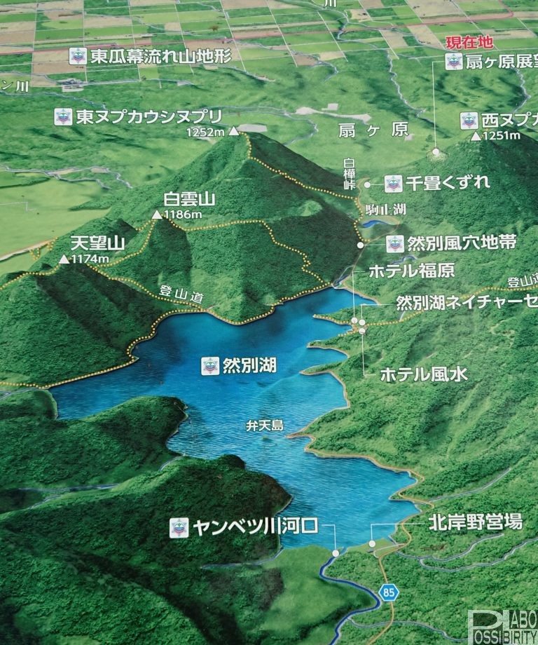 然別湖地図 _ 然別湖 行き方 – LUSAB