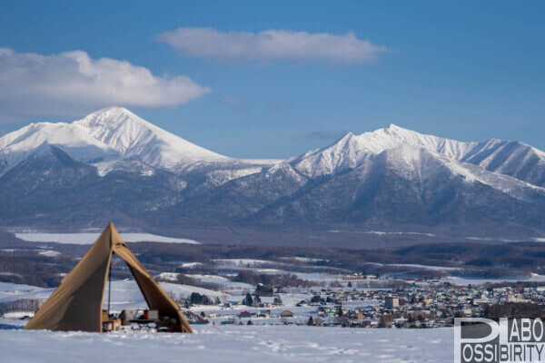 フラワーランドかみふらの,富良野,北海道キャンプ,ブログ,冬キャンプ, 雪中,パノラマ,冬季営業,営業期間,時間,料金,予約,トイレ,焚き火,温泉,夜景,写真,観光,売店