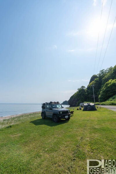 北海道豊浦町,大岸シーサイドキャンプ場,カムイシャチ駐車公園,料金,予約不要,海キャンプ,サイト,写真,ブログ