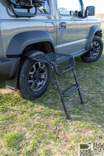 3Dタイヤステップ,ジムニーカスタム,外装,パーツ,JIMNY,シエラ,おすすめアイテム,キャンプ