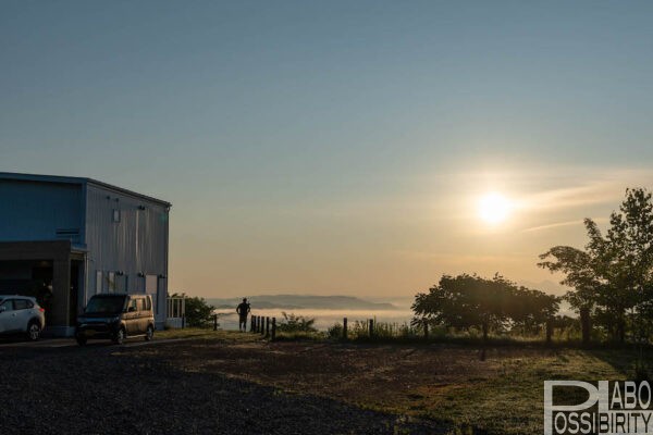 KOYA.labo陵雲荘,コヤラボキャンプサイト,北海道足寄町,新サイト,絶景,朝陽,雲海