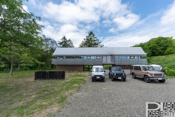 北海道,当別町,silentcabin,中小屋,ゲストハウス,1棟貸しコテージ,プライベート別荘,札幌近郊,駐車場