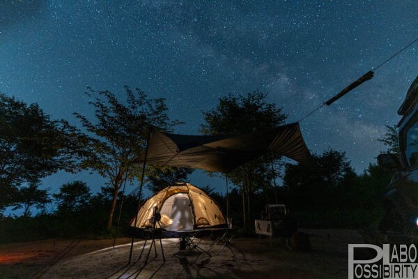 KOYA.lab陵雲荘,コヤラボキャンプサイト,北海道足寄町,新サイト,星空,天の川