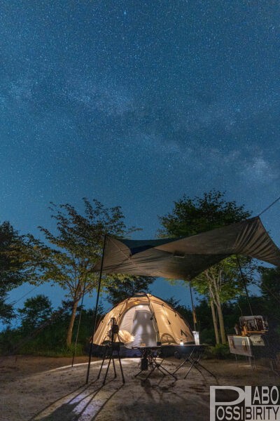 KOYA.lab陵雲荘,コヤラボキャンプサイト,北海道足寄町,新サイト,星空,天の川