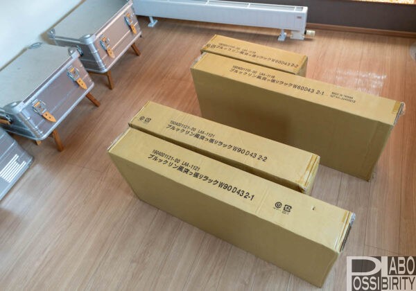 キャンプ棚,dinos, ディノス,ブルックリンテイスト頑丈突っ張りラック,収納棚,おしゃれ