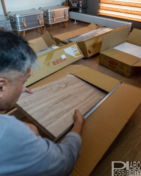 キャンプ棚,dinos, ディノス,ブルックリンテイスト頑丈突っ張りラック,収納棚,おしゃれ