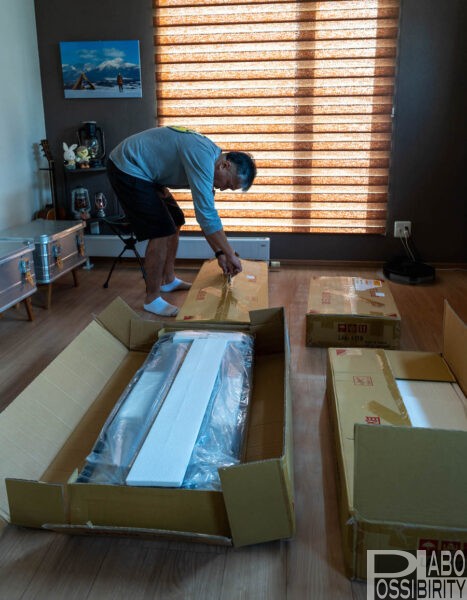 キャンプ棚,dinos, ディノス,ブルックリンテイスト頑丈突っ張りラック,収納棚,おしゃれ