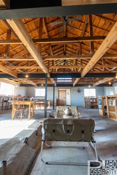 北海道長沼町,NAGANUMABlueBase,ブルーベース,1日1組限定,貸切,プライベート,キャンプ場,焚き火カフェ,店内写真