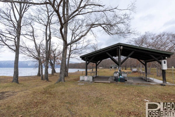 北海道弟子屈町,屈斜路湖畔,砂湯野営場,RECAMP砂湯,キャンプ場,グランピング,体験談,口コミ,ブログ,炊事場